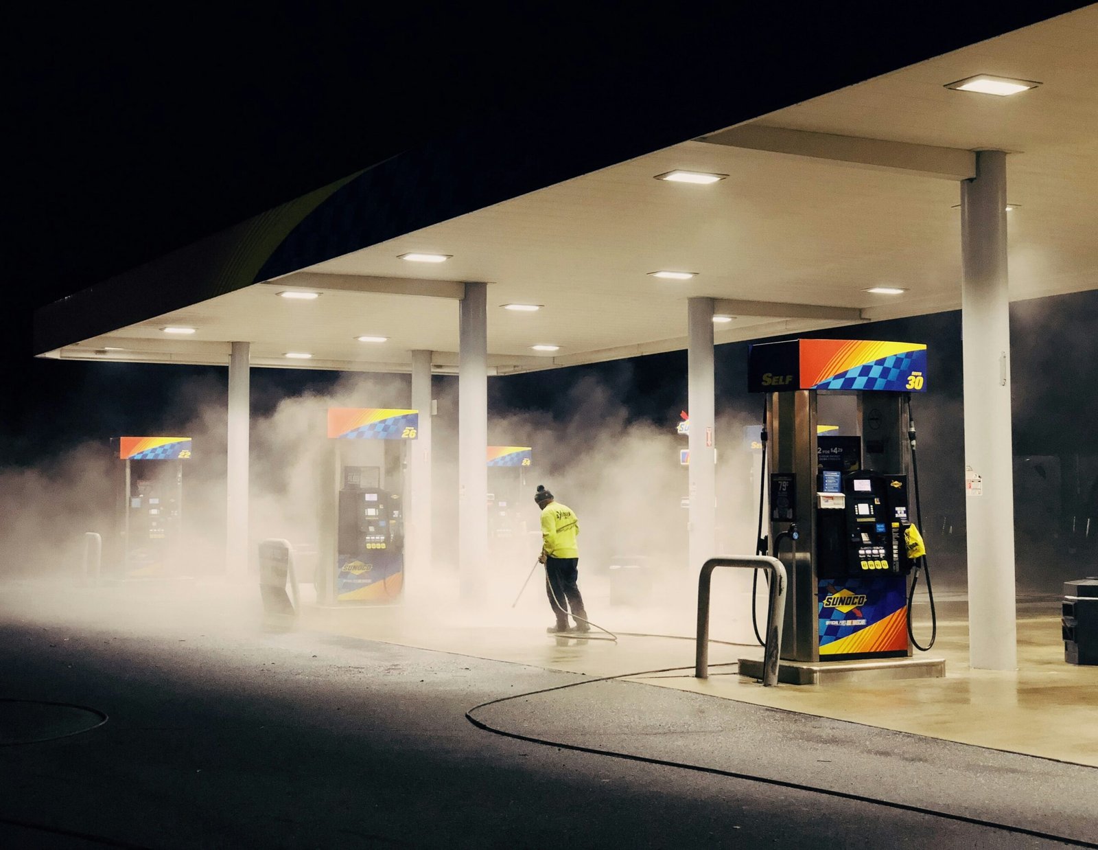 Pressure washing